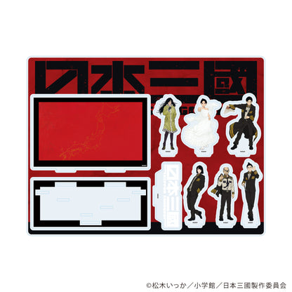 【予約商品】【2026年10月上旬以降順次発送予定】TVアニメ『日本三國』アクリルジオラマ 01/集合デザイン(公式イラスト)